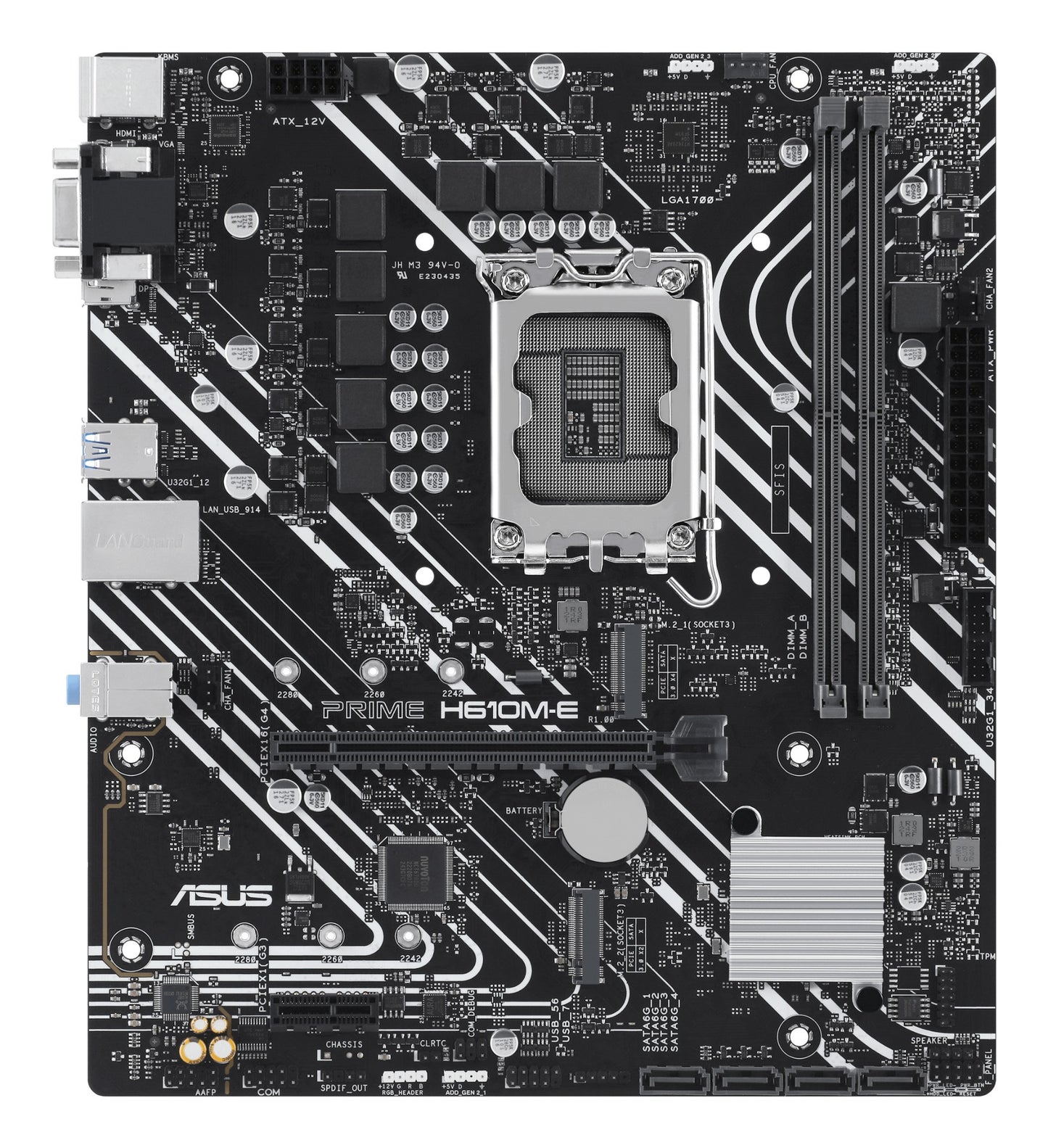 ASUS PRIME H610M-E-CSM Intel H610 LGA 1700 micro ATX Motherboard