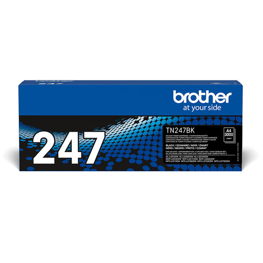 Brother TN-247BK Black Toner Cartridge (3K pages, Brother HL-L 3210)