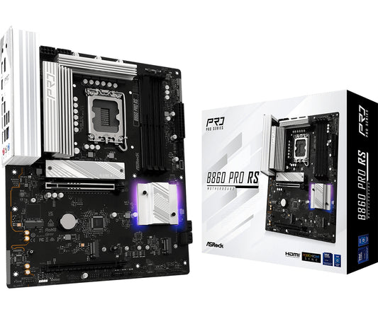 Asrock B860 Pro RS Intel B860 LGA 1851 (Socket V1) ATX Motherboard