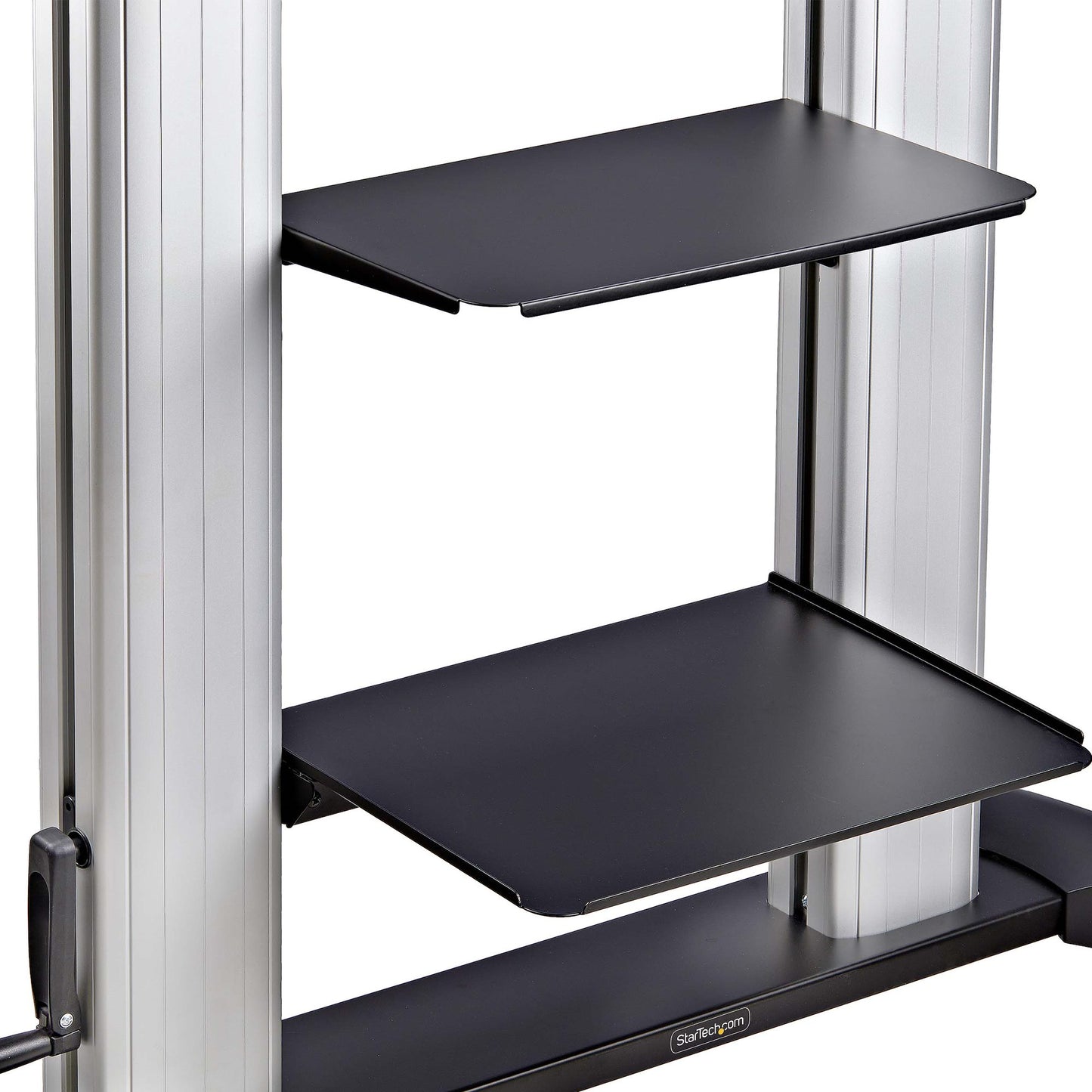 StarTech.com Rolling TV Cart/Stand On Wheels For 60-100inch Flat Screens Up To 220lb Mount