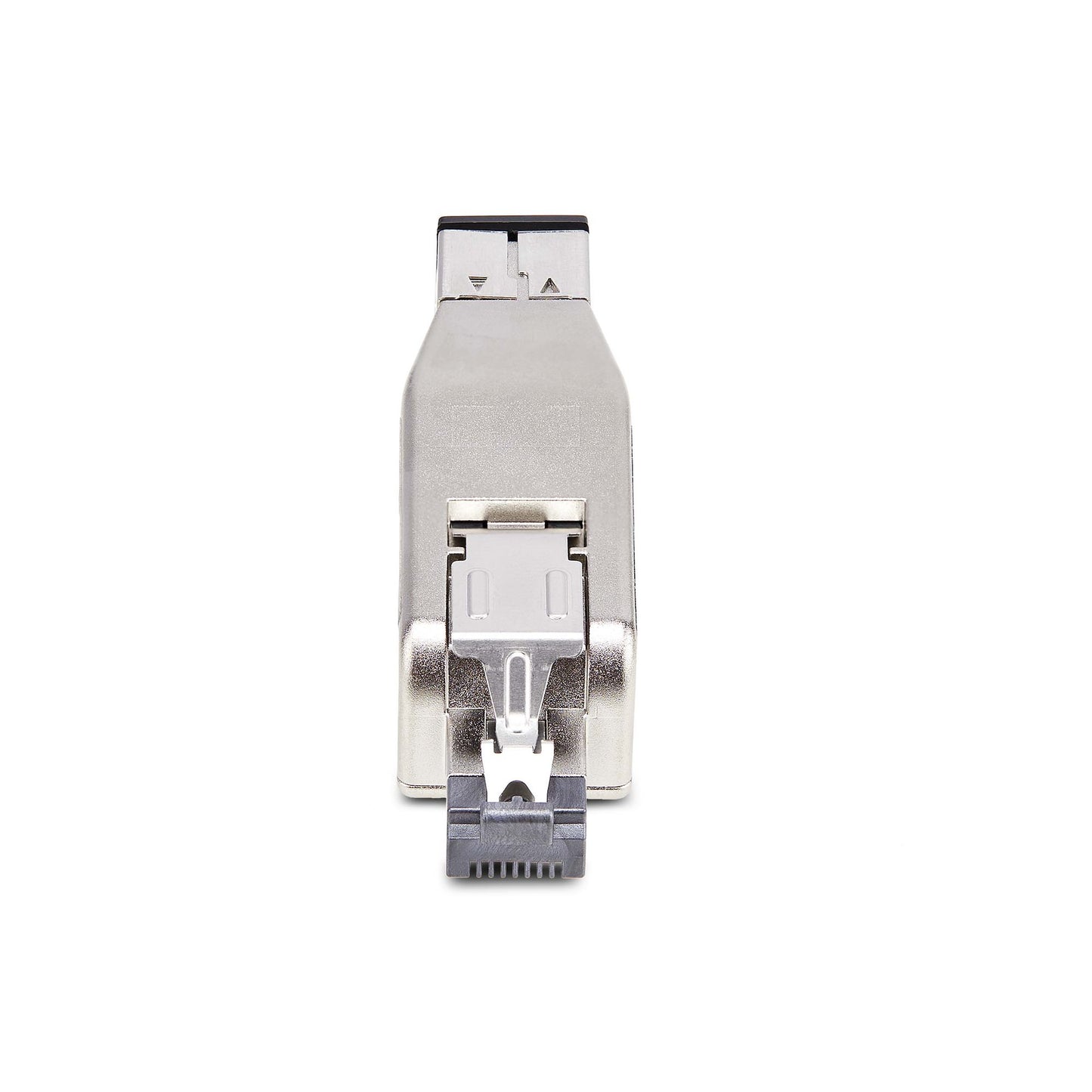 StarTech.com Gigabit Fiber to RJ45 Ethernet Media Converter Dongle, Optical Singlemode 10km/Multimode 800m, PoE Powered, Compact Design, Metal Housing, Micro Mini, TAA Networking