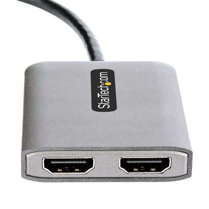 StarTech.com USB-C to Dual HDMI Adapter, USB Type-C Multi-Monitor MST Hub, Dual 4K