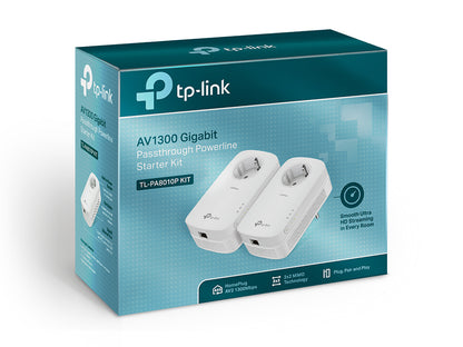 TP-LINK TL-PA8010P KIT PowerLine network adapter 1300 Mbit/s Ethernet LAN White 2