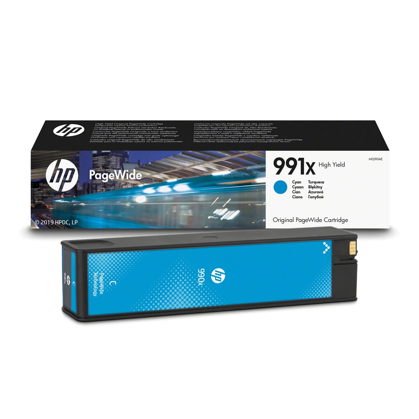HP M0J90AE/991X Cyan Ink Cartridge (16K pages)