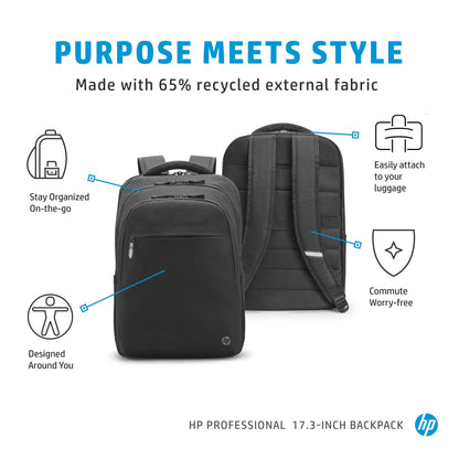 HP Professional 17.3-inch Backpack Laptop Bag