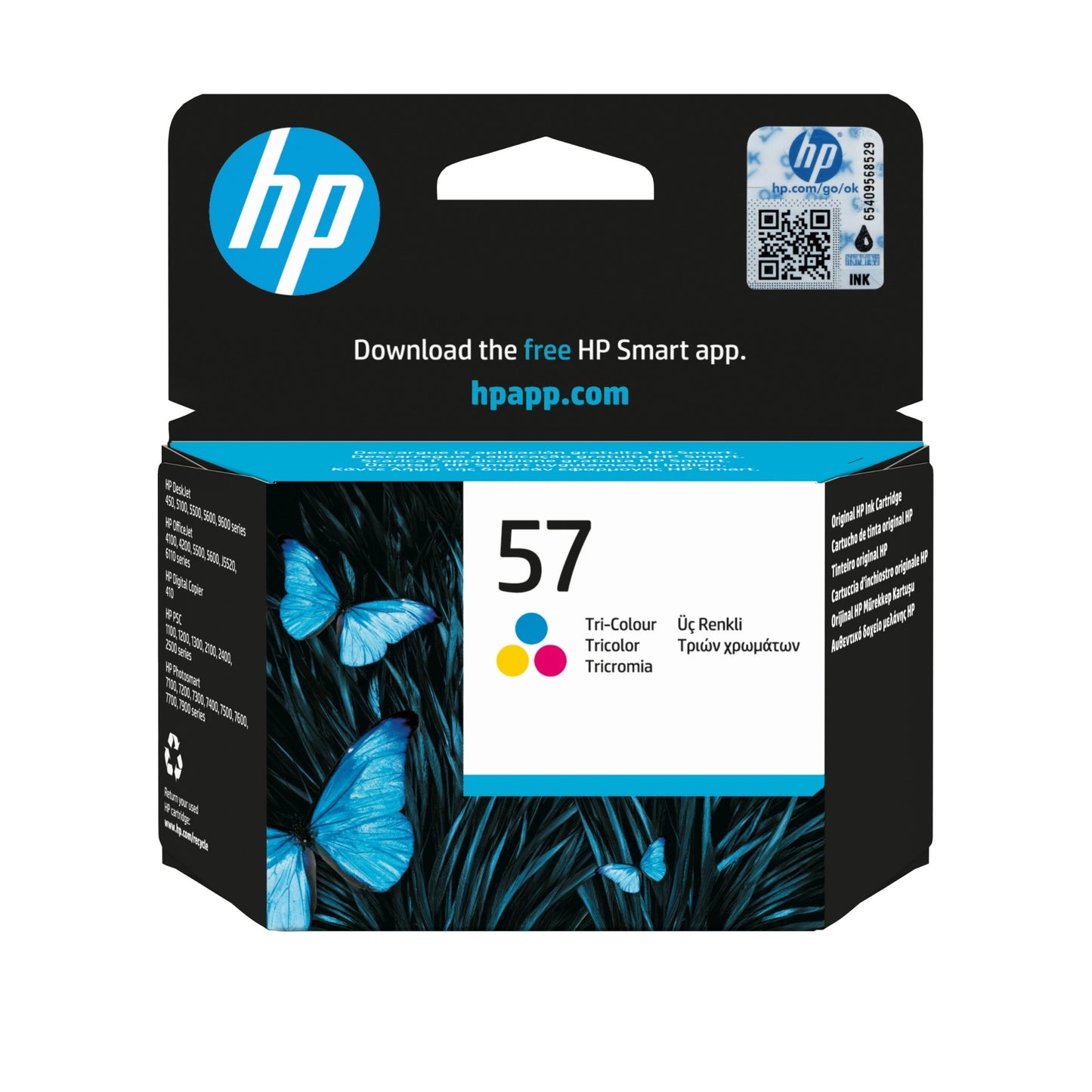 HP C6657AE/57 Color Ink Cartridge (500 pages)
