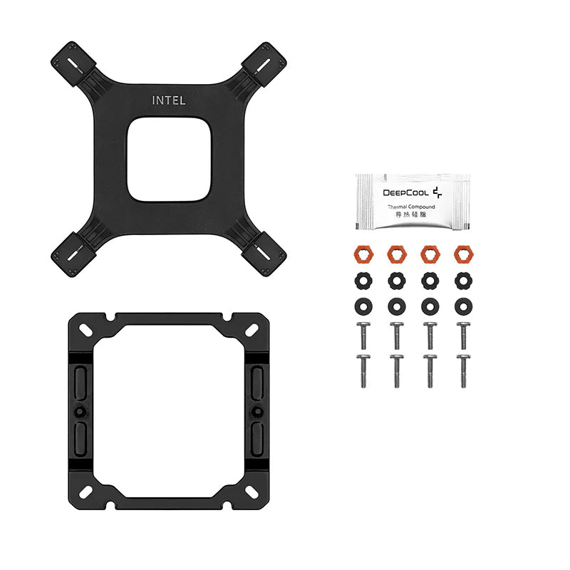 DeepCool AG500 BK ARGB V2 Processor Air cooler 11.9 cm Black Cooling