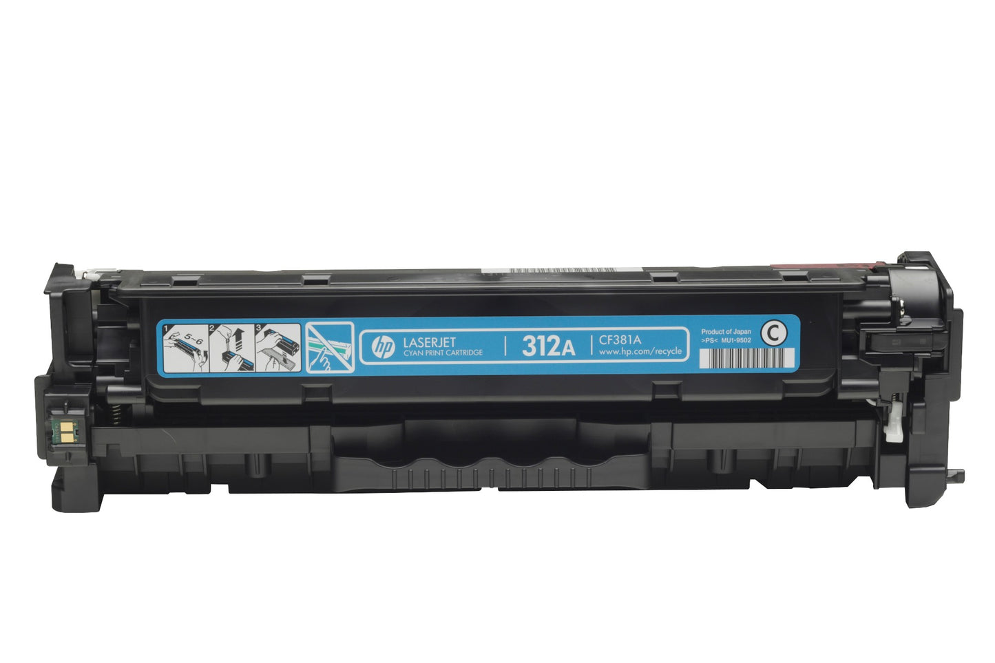 HP CF381A/312A Cyan Toner Cartridge (2.7K pages, HP CLJ Pro M 476)