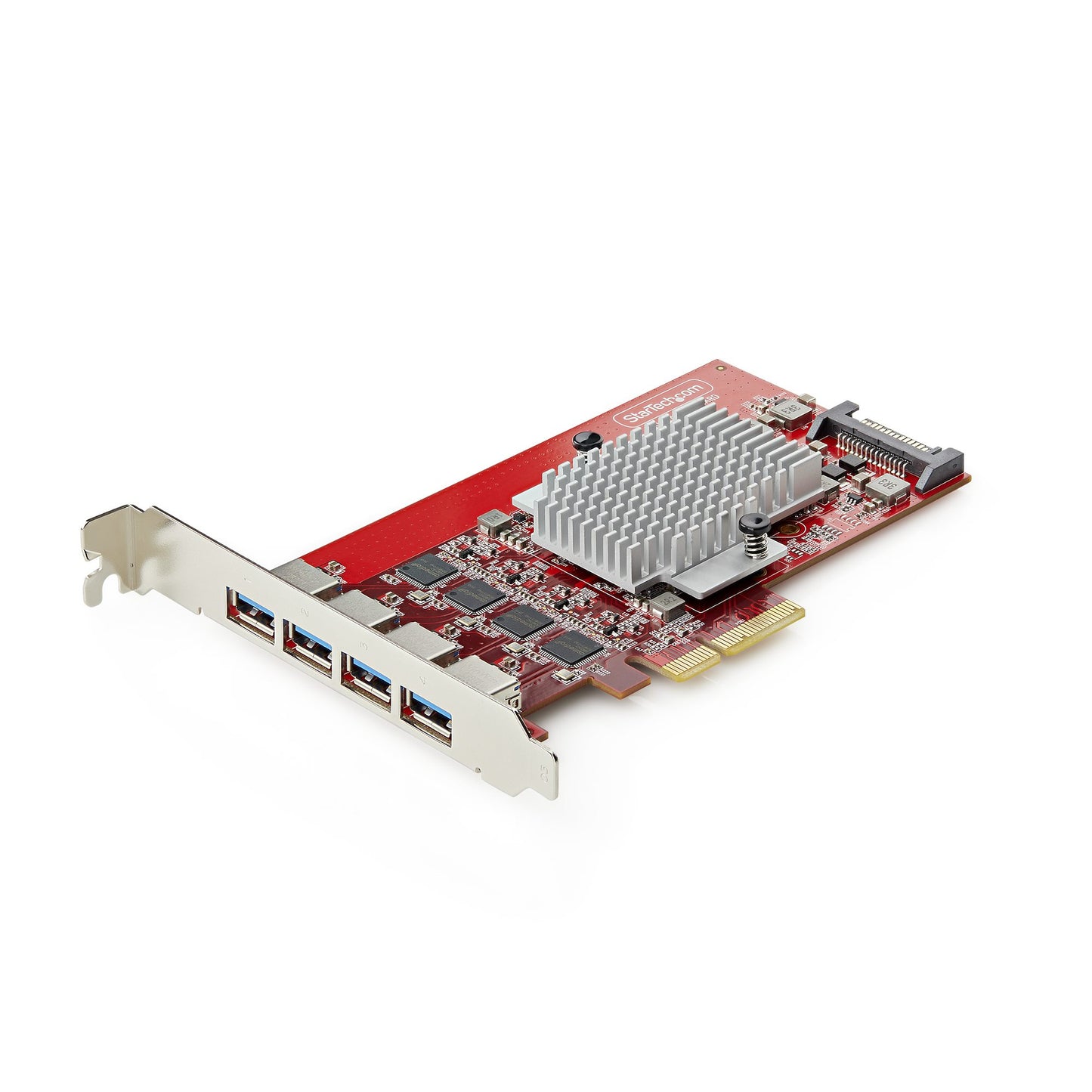 StarTech.com 4-Port USB-A PCIe Card, USB 3.2 10Gbps, PCI Express 3.0 Expansion Card Hub