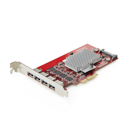 StarTech.com 4-Port USB-A PCIe Card, USB 3.2 10Gbps, PCI Express 3.0 Expansion Card Hub