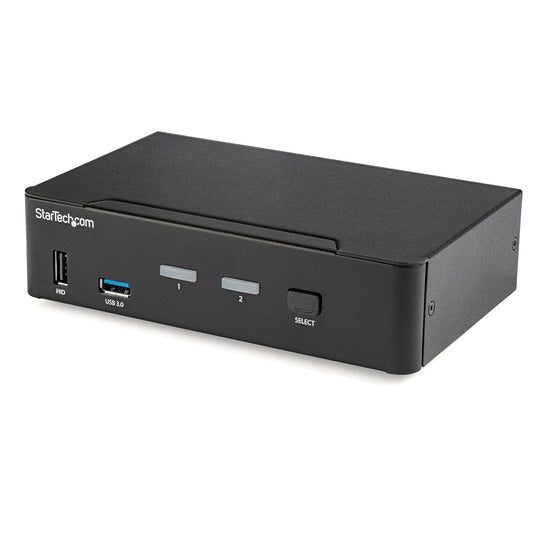 StarTech.com 2 Port DisplayPort KVM Switch - 4K 60Hz - Single Display - Dual Port