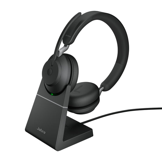 Jabra Evolve2 65 USB-A Black UC Chrg stand Stereo Headset