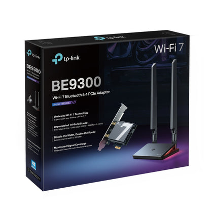 TP-LINK Archer BE9300 Wi-Fi 7 Bluetooth 5.4 PCIe Adapter
