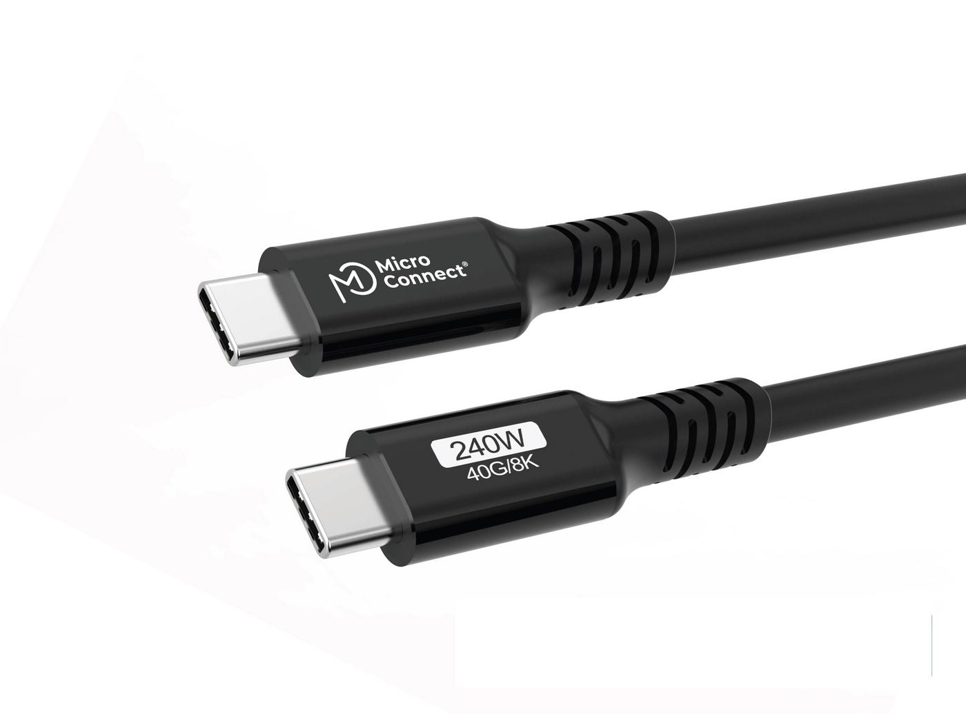 Microconnect USB4CC015-240W USB cable USB4 Gen 3x2 0.15 m USB C Black