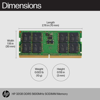 HP 32GB DDR5 5600MT/s SO-DIMM Laptop RAM