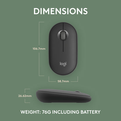 Logitech Pebble M350s Wireless Mouse