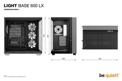 be quiet! LIGHT BASE 600 LX Black Midi Tower PC Case