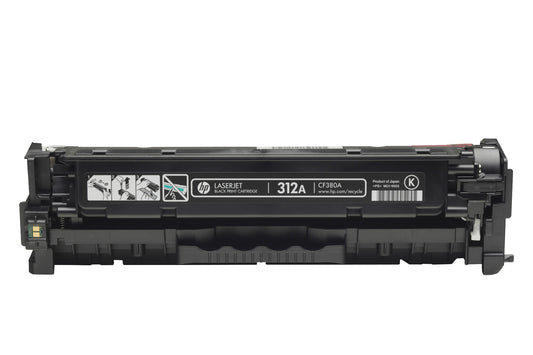HP CF380A/312A Black Toner Cartridge (2.4K pages, HP CLJ Pro M 476)