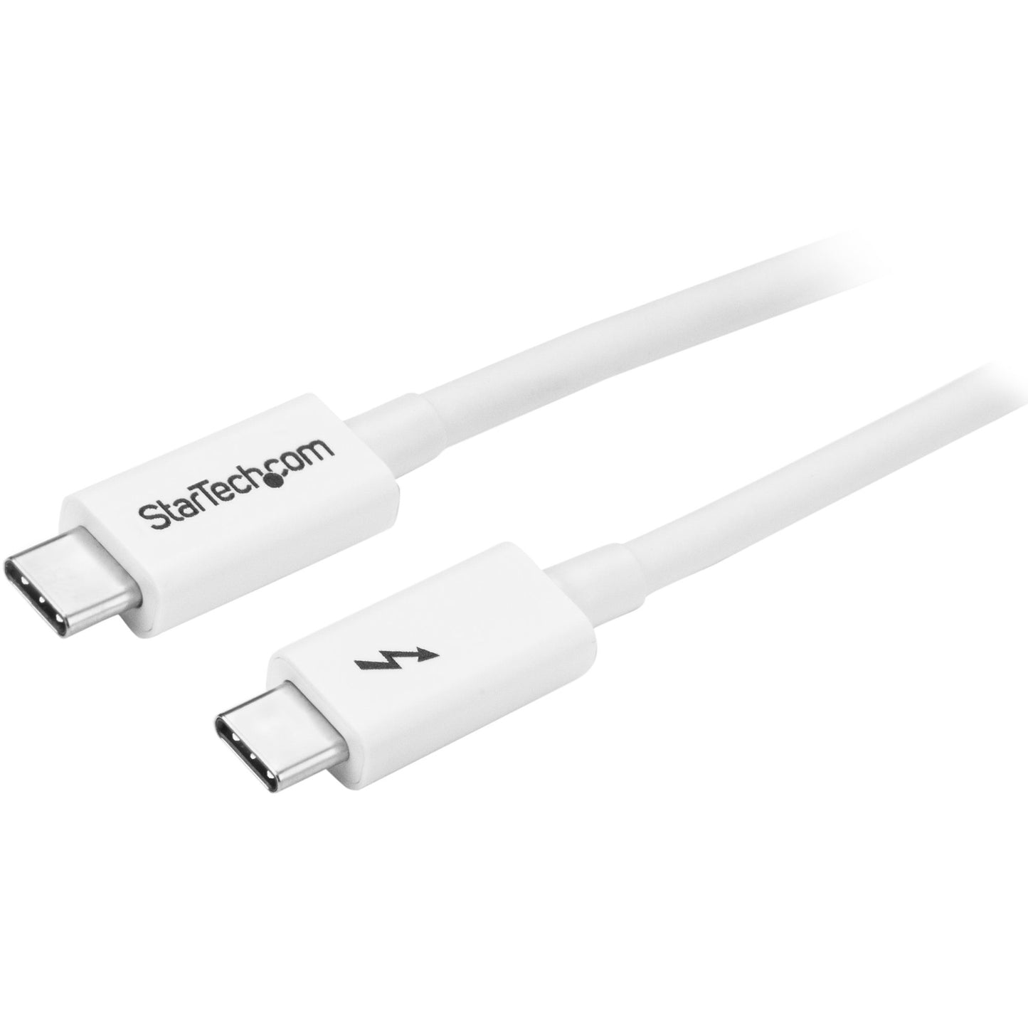 StarTech.com 3.3ft (1m) Thunderbolt 3 Cable, 20Gbps, 100W PD, 4K, Thunderbolt