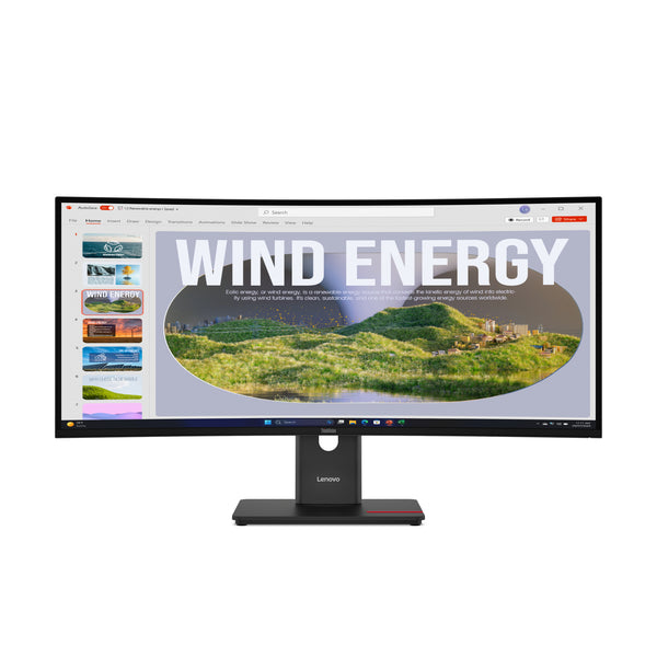 Lenovo ThinkVision T34WD-40 34" UWQHD VA 120Hz Curved Monitor