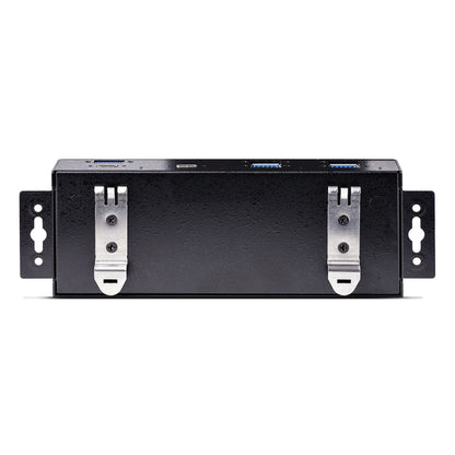 StarTech.com 7-Port Industrial USB 10Gbps Hub with Power Adapter, Metal, Mountable