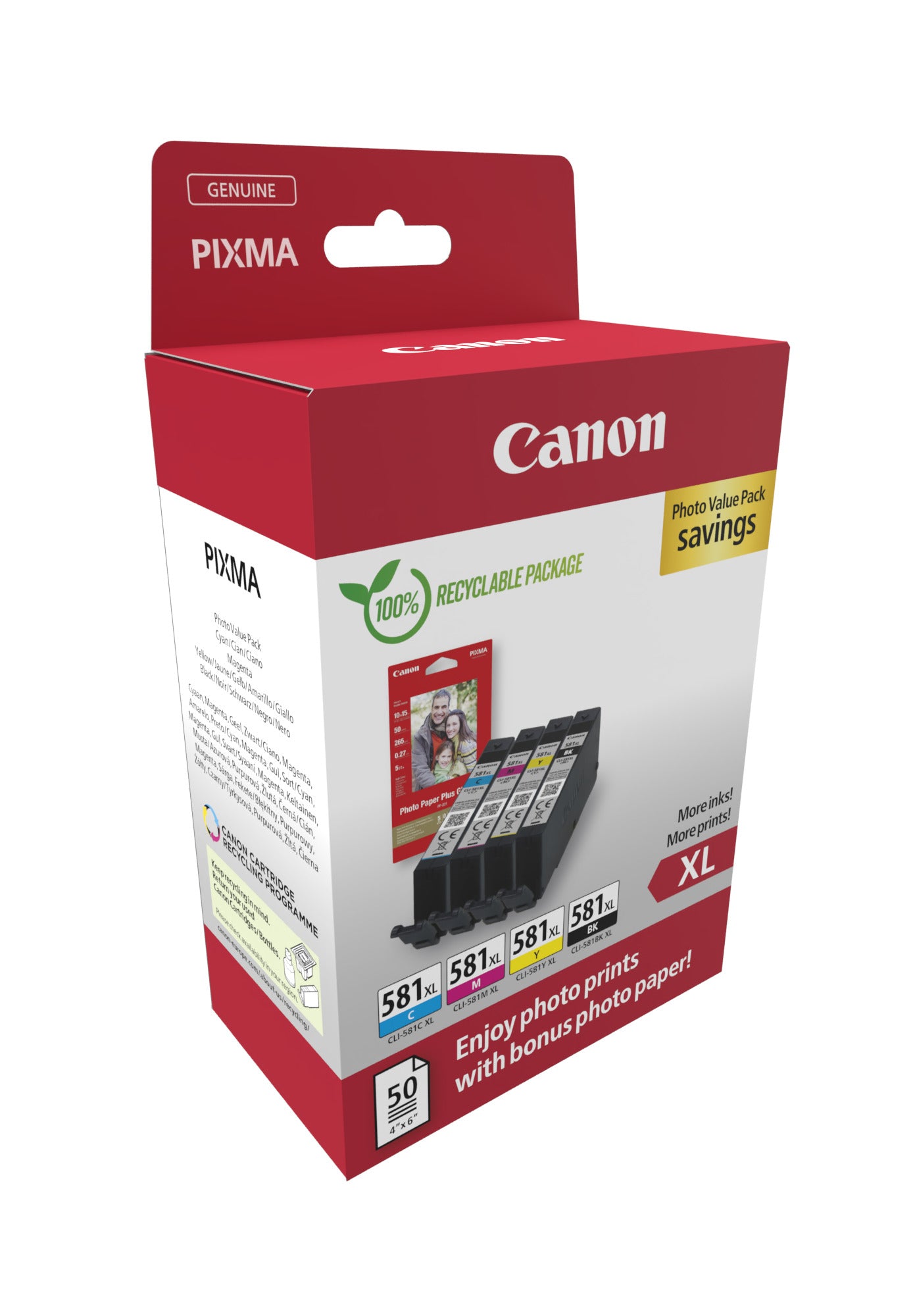 Canon 2052C006/CLI-581XL Ink Cartridge