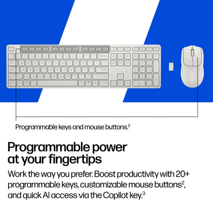 HP Multi-Device Dual-Mode 490C Wireless Keyboard & Mouse Combo