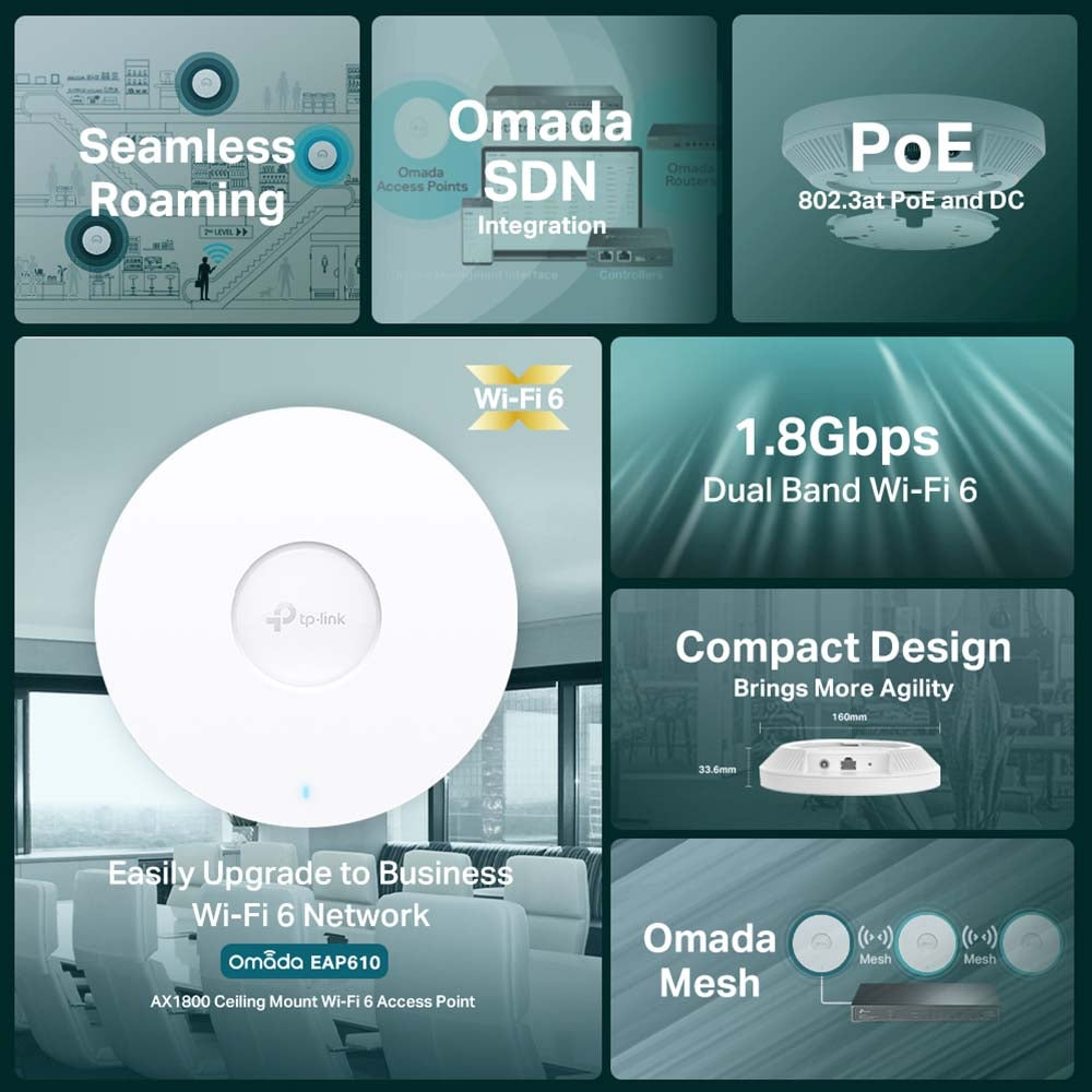 TP-LINK Omada AX1800 WiFi 6 Networking