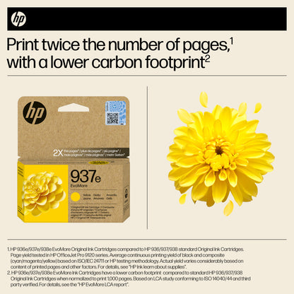 HP 4S6W8NE/937E Yellow Ink Cartridge (1.65K pages)