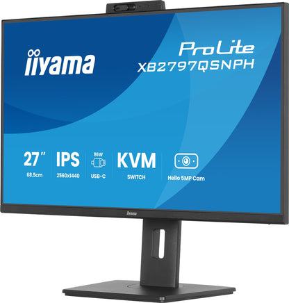 iiyama ProLite XB2797QSNPH-B1 27IN IPS 27" QHD IPS Monitor