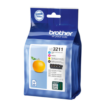 Brother LC-3211VALDR Ink Cartridge (200 pages, Brother DCP-J 772)