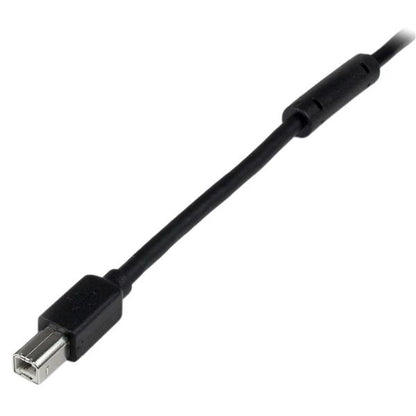 StarTech.com 65ft (20m) Active USB 2.0 A to B Cable, Long USB Cable, USB Printer