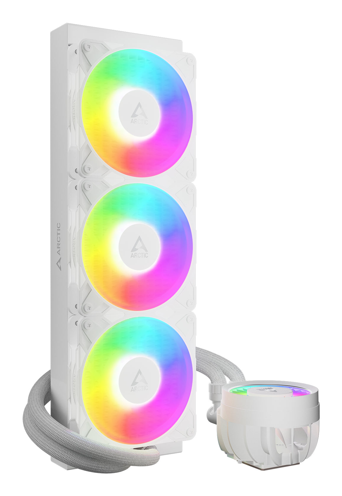 ARCTIC Liquid Freezer III Pro 360 A-RGB (White) - Multi Compatible All-in-One CPU Cooling
