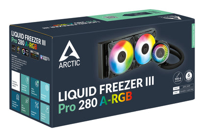 ARCTIC Liquid Freezer III Pro 280 A-RGB - Multi Compatible All-in-One CPU Water Cooling