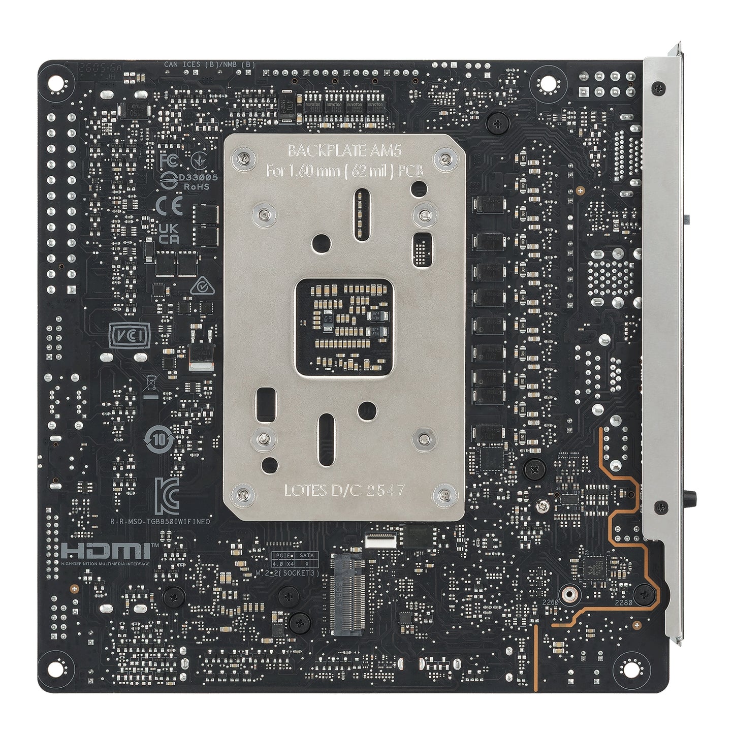 ASUS TUF GAMING B850I WIFI NEO AMD B850 Socket AM5 mini ITX Motherboard