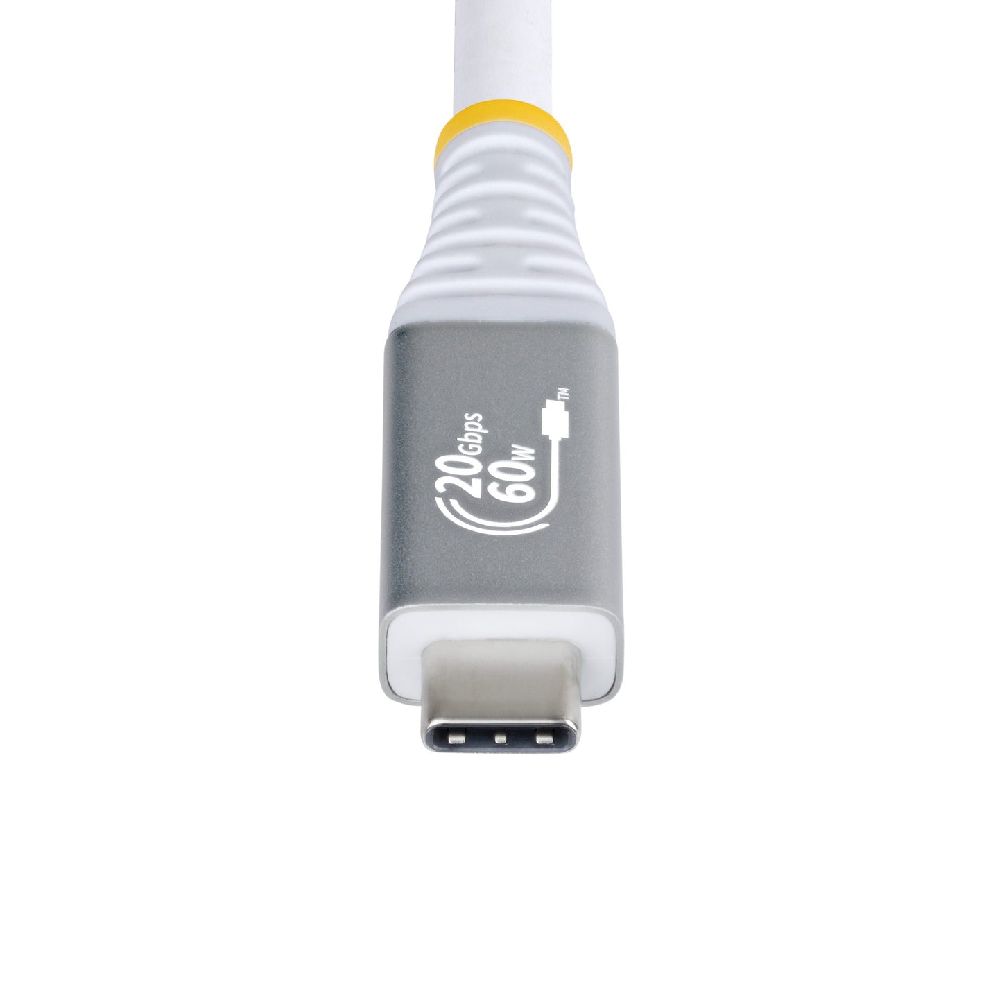 StarTech.com 3m (10ft) USB4 Cable, 20Gbps, USB-IF Certified USB-C Cable, 60W PD, 4K (White)