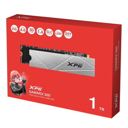 ADATA AGAMMIXS60-1T-CS 1TB M.2 NVMe PCIe Gen4 SSD