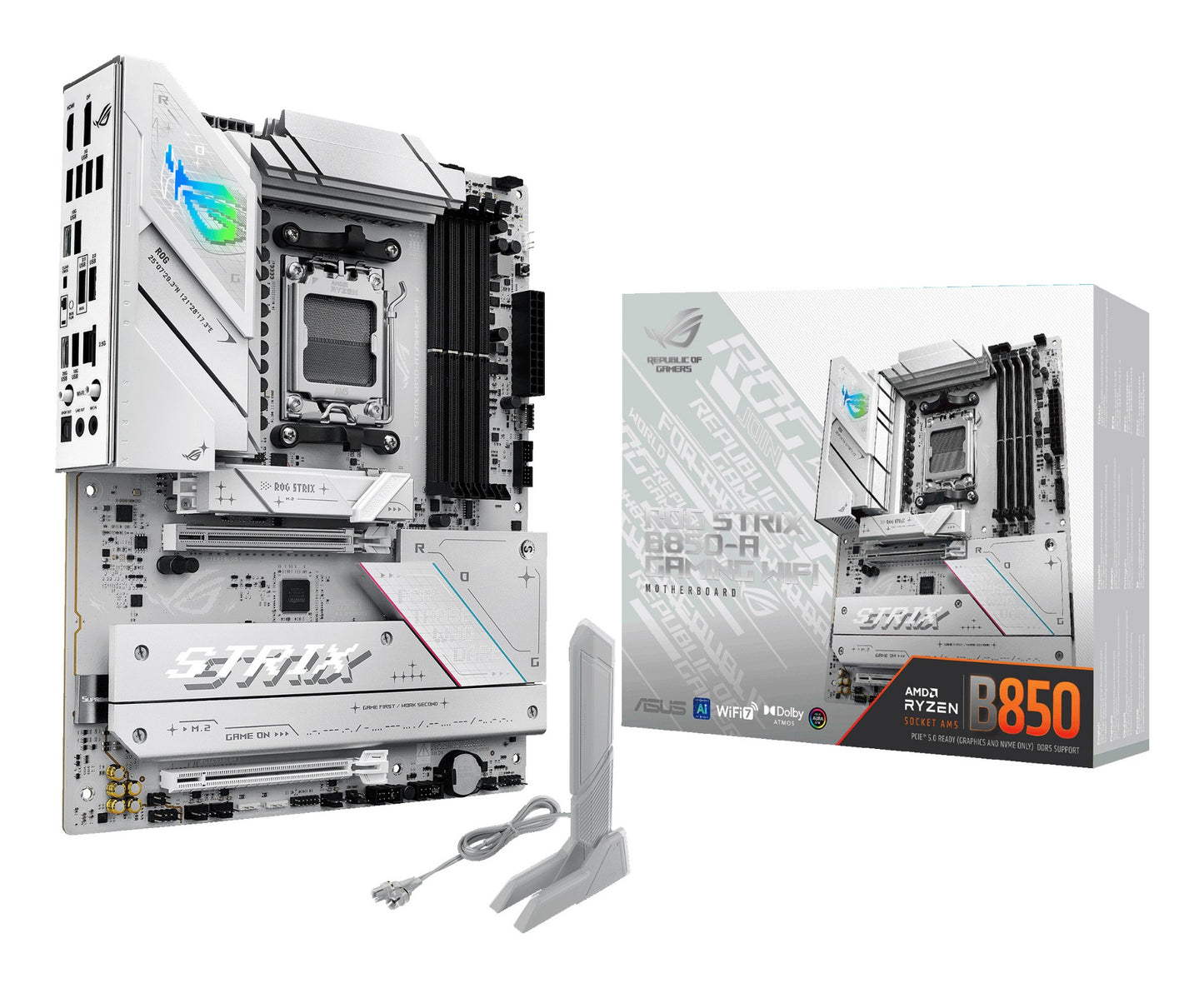ASUS ROG STRIX B850-A GAMING WIFI AMD B850 Socket AM5 ATX Motherboard