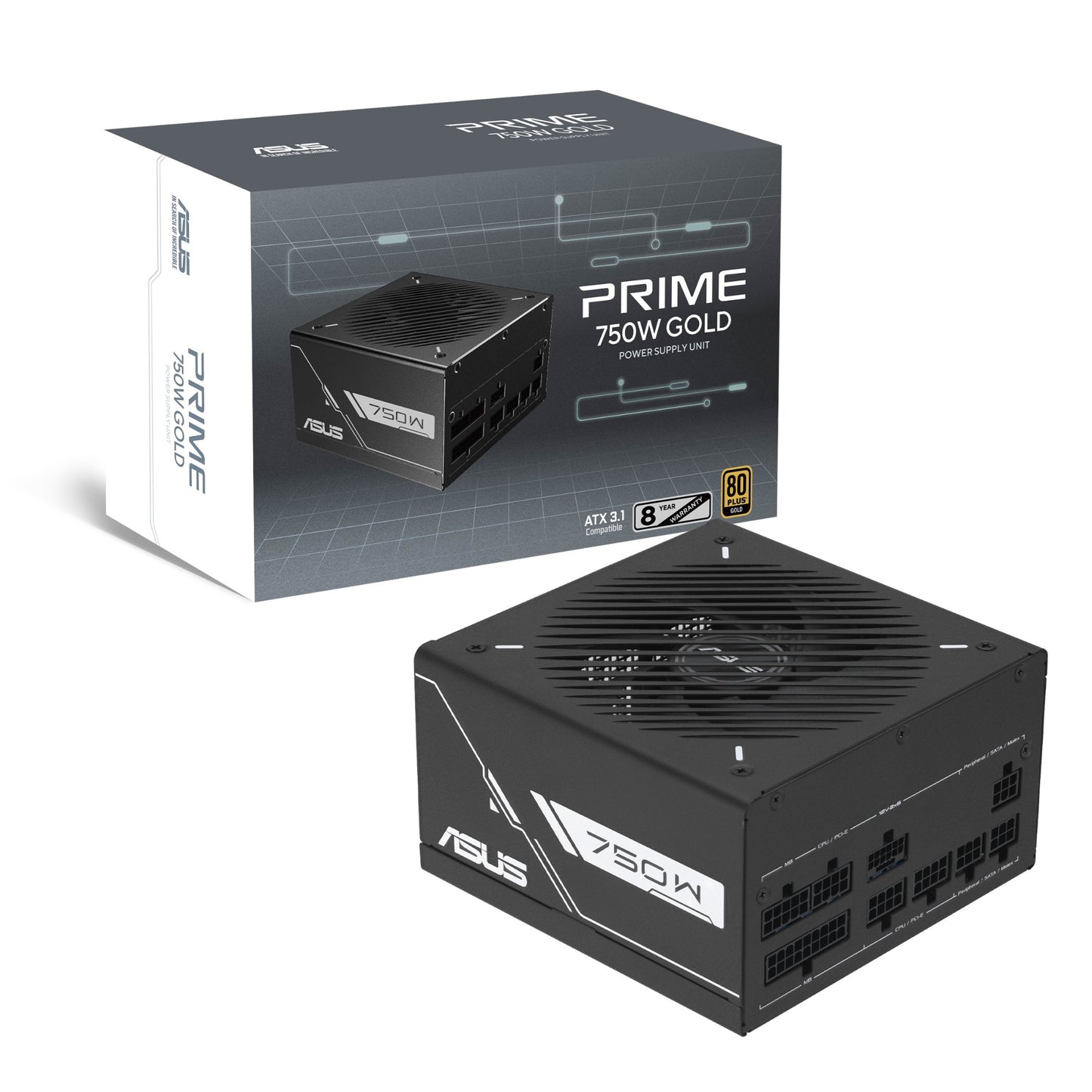 ASUS Prime -750G power supply unit 750 W 20+4 pin ATX ATX Black