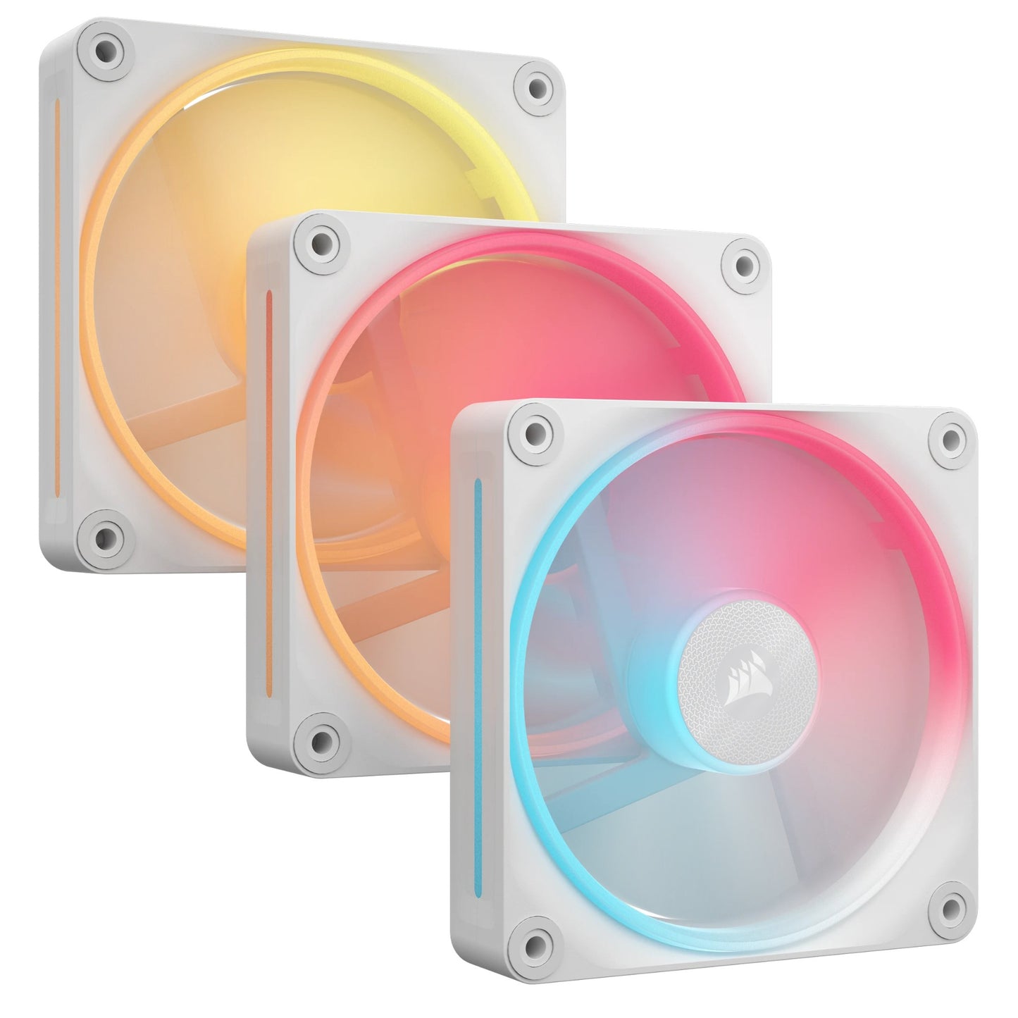 Corsair iCUE LINK LX120-R RGB Computer case Fan 12 cm White 3 pc(s) Cooling