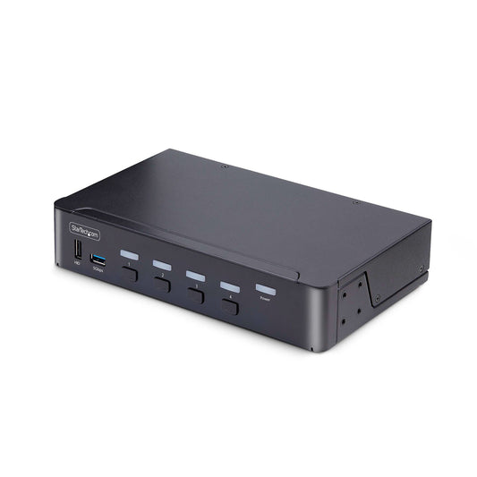 StarTech.com 4-Port DisplayPort KVM Switch, 8K 60Hz / 4K 144Hz, Single Display, DP