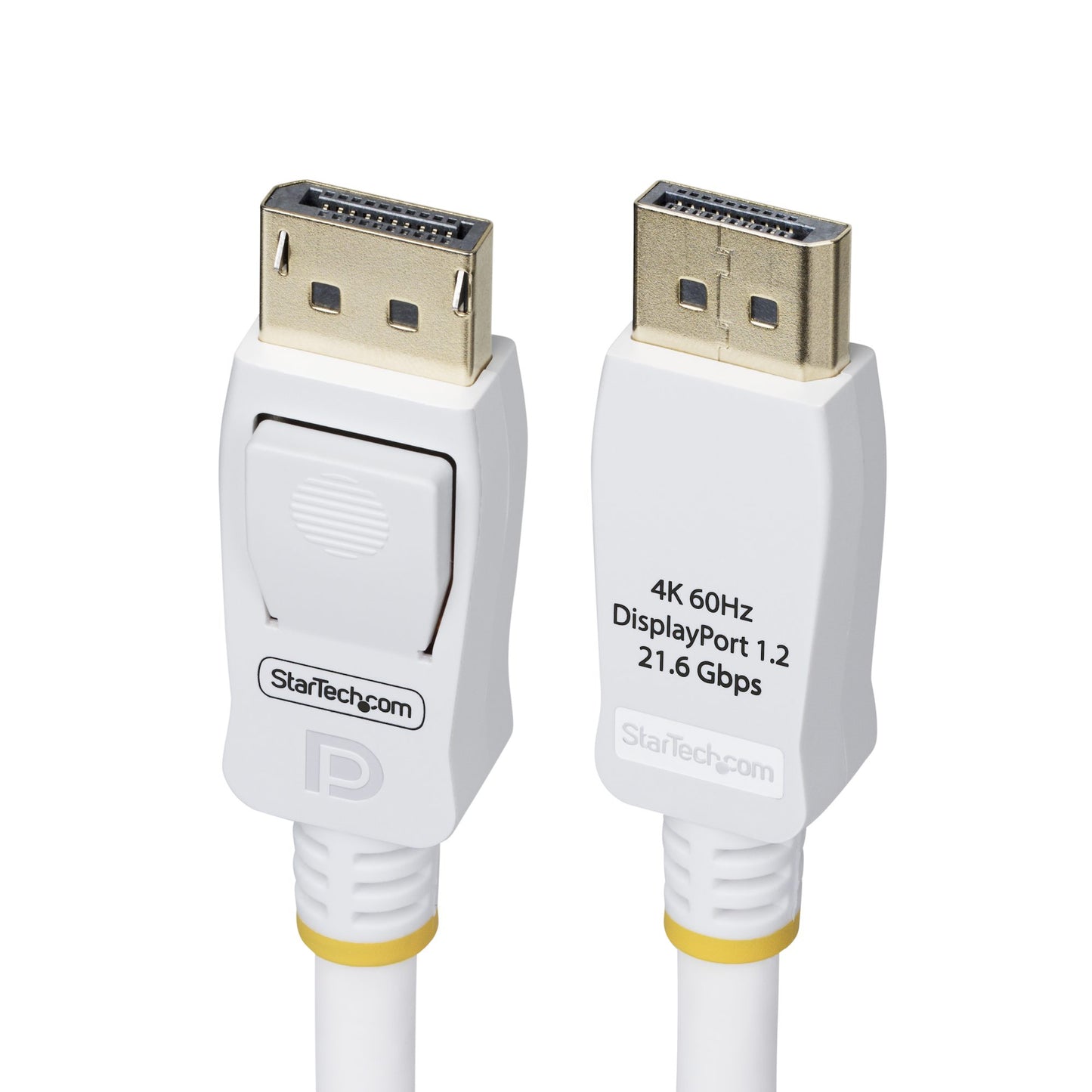 StarTech.com 10ft (3m) White VESA Certified DisplayPort 1.2 Cable, 4K 60Hz