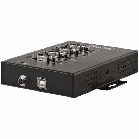 StarTech.com 4 Port Serial Hub USB to RS232/RS485/RS422 Adapter - Industrial USB 2.0
