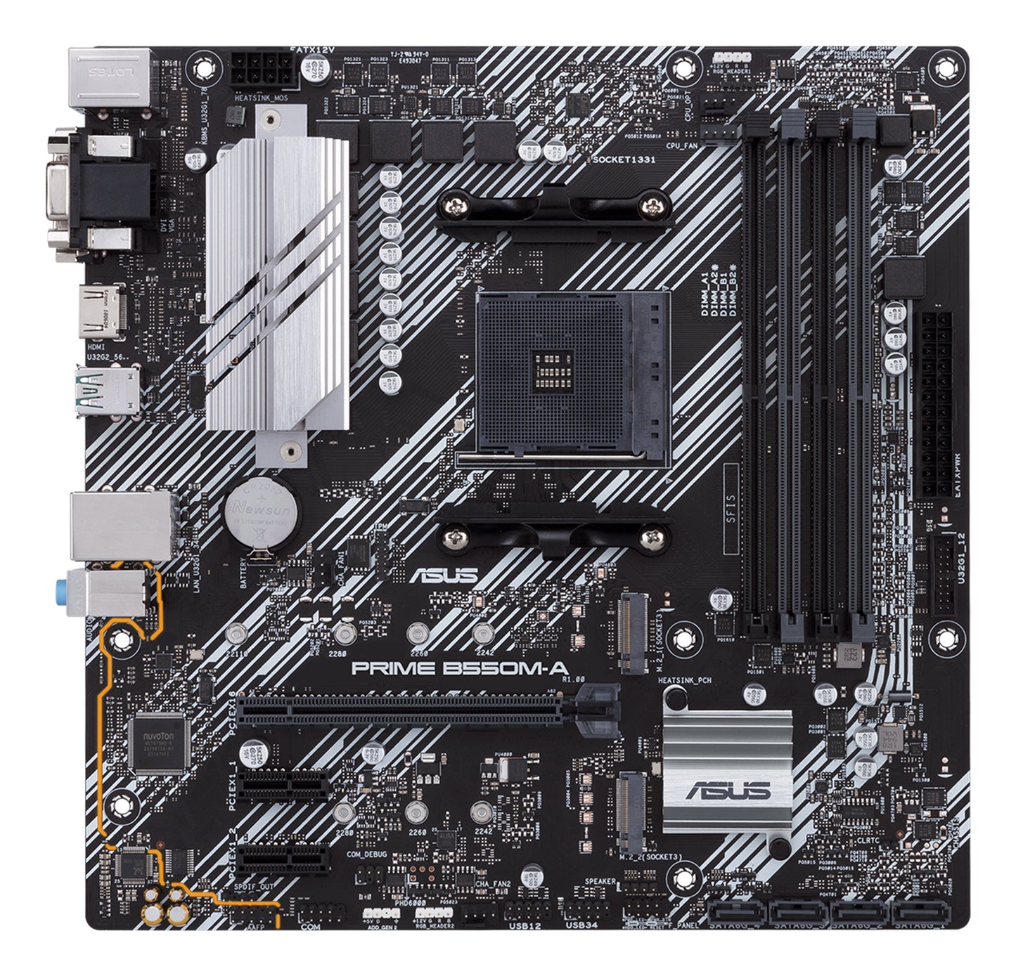 ASUS PRIME B550M-A AMD B550 Socket AM4 micro ATX Motherboard