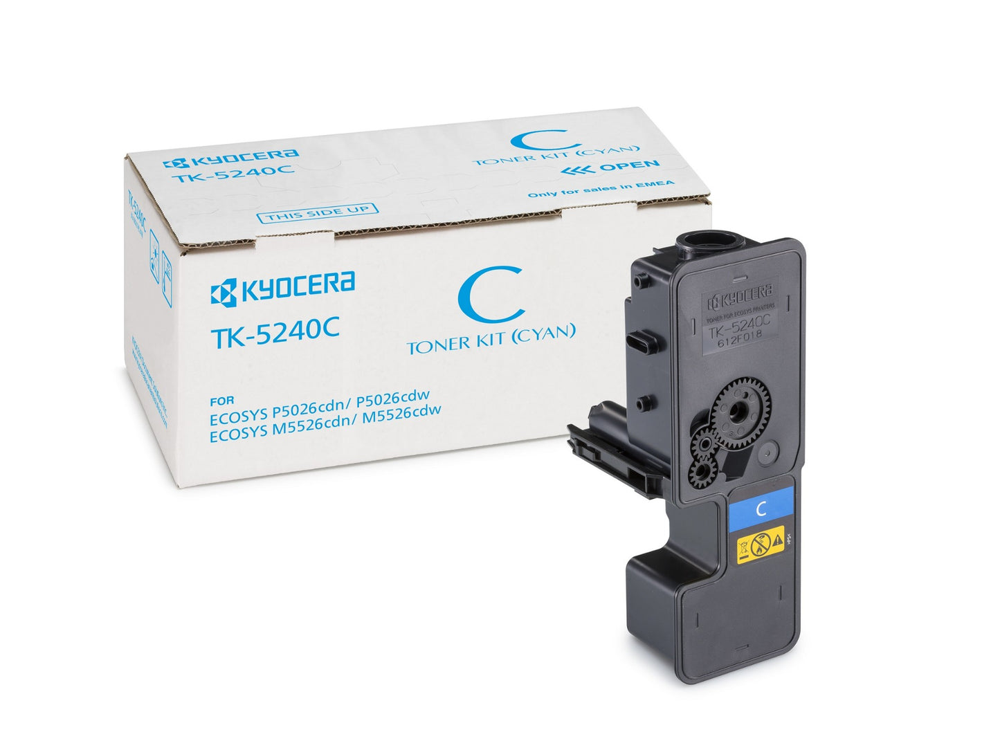 KYOCERA 1T02R7CNL0/TK-5240C Cyan Toner Cartridge (3K pages, Kyocera M 5526)