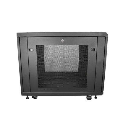 StarTech.com 12U Enterprise-Grade Server Rack Cabinet Kit, 19in Enclosed 4-Post Rack