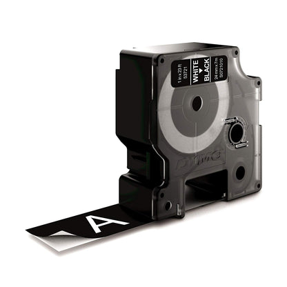 DYMO 53721/S0721010 DirectLabel-etikettes white on black 24mm x 7m for Dymo D1 Labels