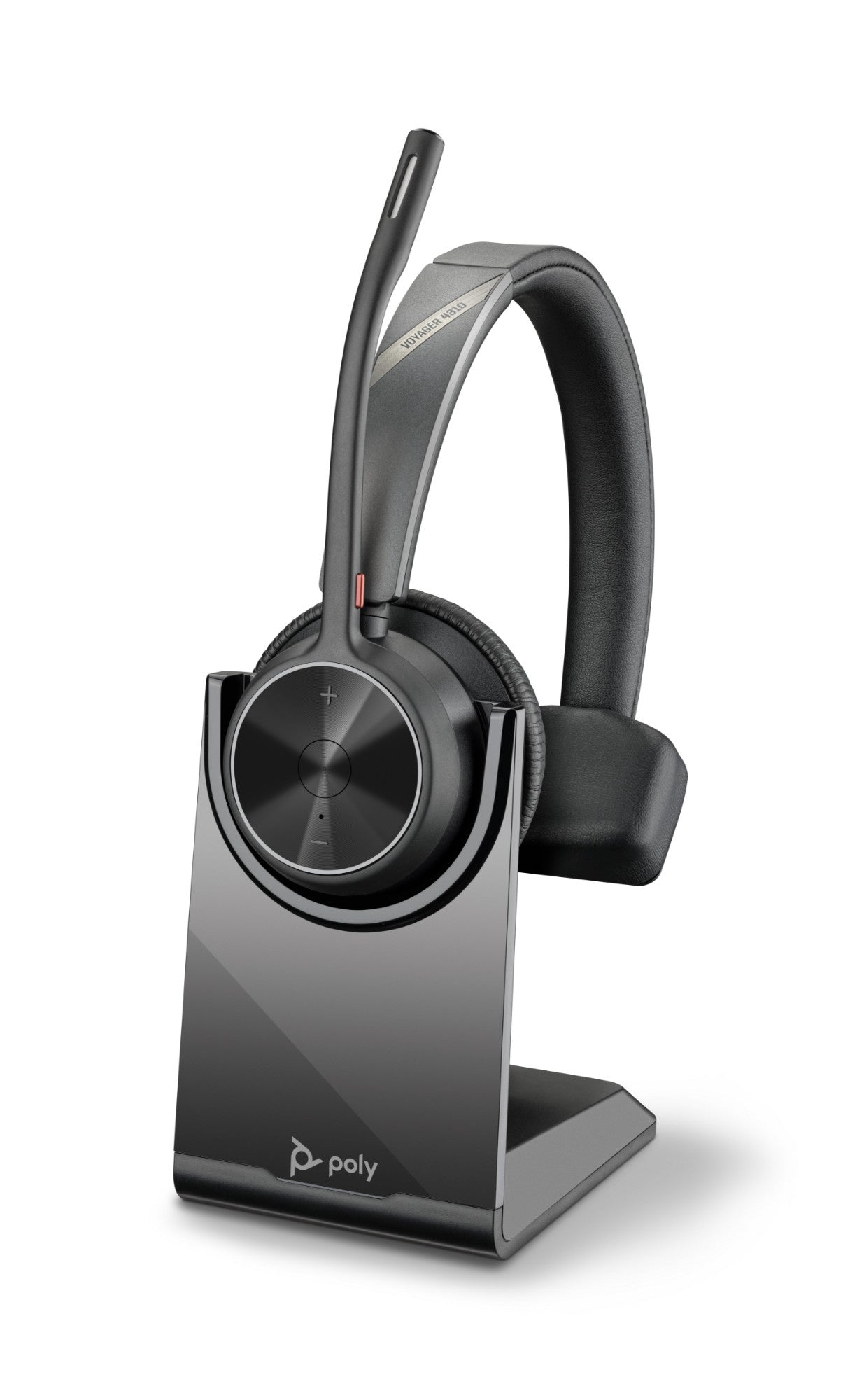 HP Poly Voyager 4310 UC Monaural Headset +BT700 USB-A Adapter +Charging Stand