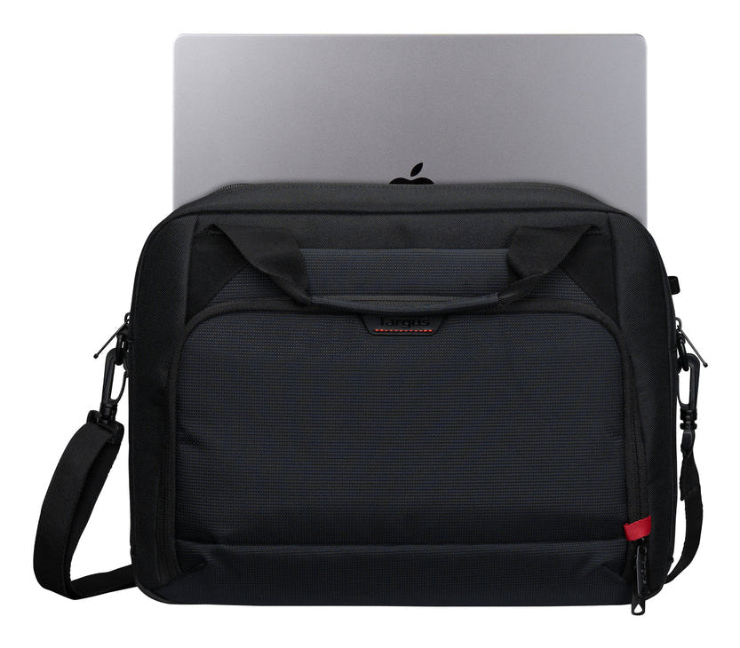 Targus EcoSmart 35.6 cm (14") Briefcase Black, Red Laptop Bag