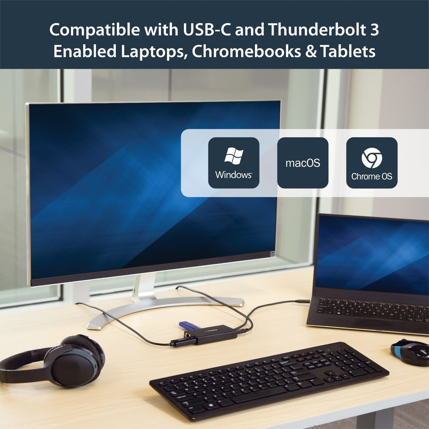 StarTech.com Multiport Adapter Travel USB-C Docking Station 60W